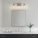 3-Light Vanity Fixture in Brushed Nickel 