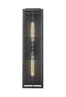 2-Light Outdoor Wall Sconce in Powder Coated Black