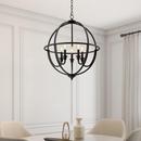 Millennium Lighting Matte Black 5-Light Chandelier Ceiling Light 