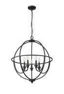 Millennium Lighting Matte Black 5-Light Chandelier Ceiling Light 