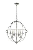 Millennium Lighting Polished Nickel 5-Light Chandelier Ceiling Light 