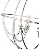 Millennium Lighting Polished Nickel 6-Light Chandelier Ceiling Light 