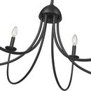 Millennium Lighting Matte Black 6-Light Chandelier Ceiling Light 