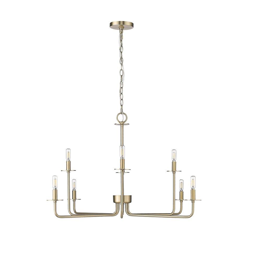 Millennium Lighting Modern Gold 8-Light Chandelier Ceiling Light 