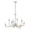 Millennium Lighting Modern Gold 8-Light Chandelier Ceiling Light 