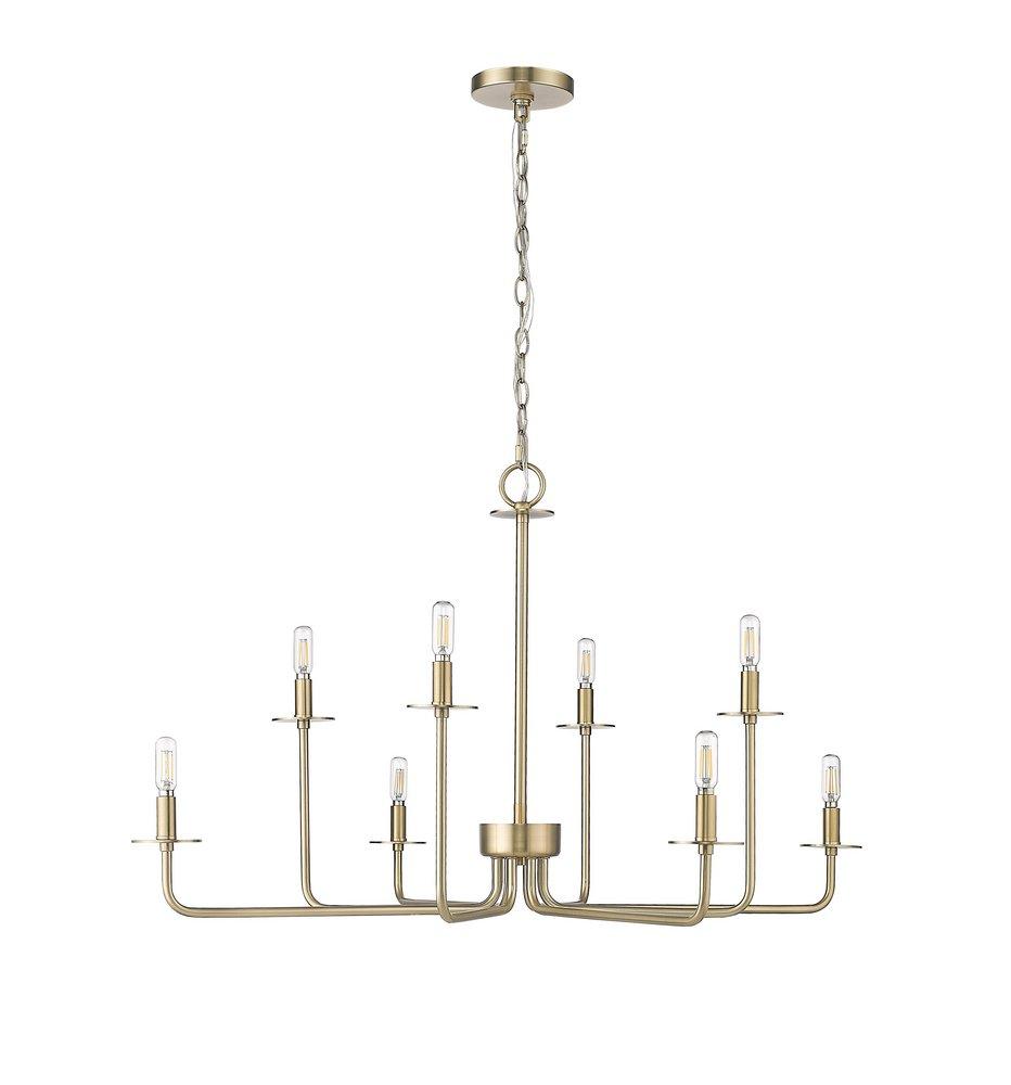 Millennium Lighting Modern Gold 8-Light Chandelier Ceiling Light 