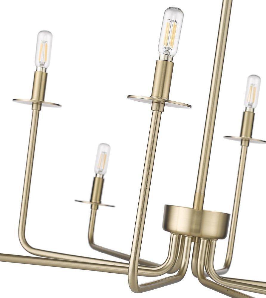 Millennium Lighting Modern Gold 8-Light Chandelier Ceiling Light 