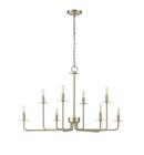 Millennium Lighting Modern Gold 8-Light Chandelier Ceiling Light 