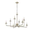 Millennium Lighting Modern Gold 8-Light Chandelier Ceiling Light 