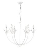Millennium Lighting Textured White 6-Light Chandelier Ceiling Light 