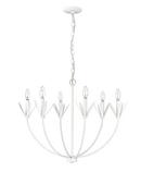 Millennium Lighting Textured White 6-Light Chandelier Ceiling Light 