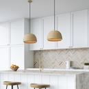 1-Light Pendant Light in Vintage Brass 