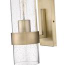 1-Light Wall Sconce in Vintage Brass 