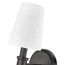 1-Light Wall Sconce in Matte Black 