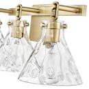 3-Light Vanity Fixture in Vintage Brass 