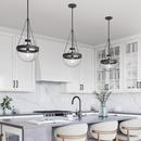 1-Light Pendant Light in Matte Black 