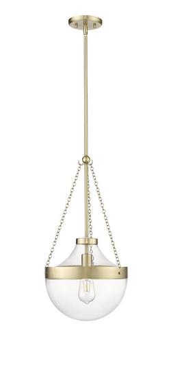 1-Light Pendant Light in Modern Gold