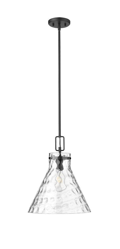 1-Light Pendant Light in Matte Black 