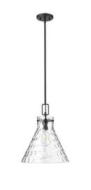 1-Light Pendant Light in Matte Black 