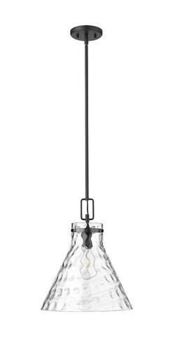 1-Light Pendant Light in Matte Black