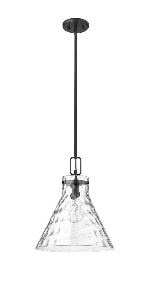 1-Light Pendant Light in Matte Black 