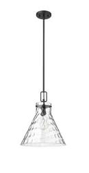 1-Light Pendant Light in Matte Black 