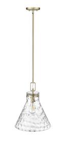 1-Light Pendant Light in Modern Gold 