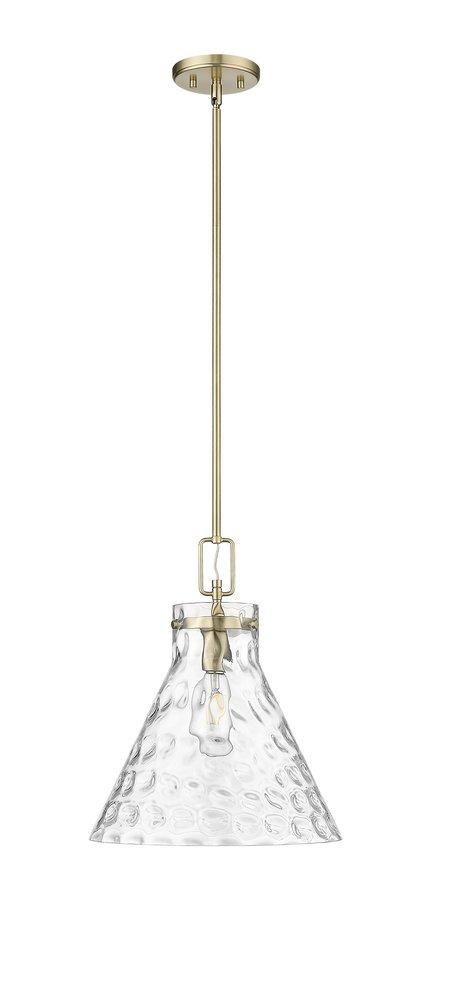 1-Light Pendant Light in Modern Gold 