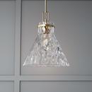 1-Light Pendant Light in Modern Gold 