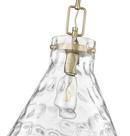 1-Light Pendant Light in Modern Gold 