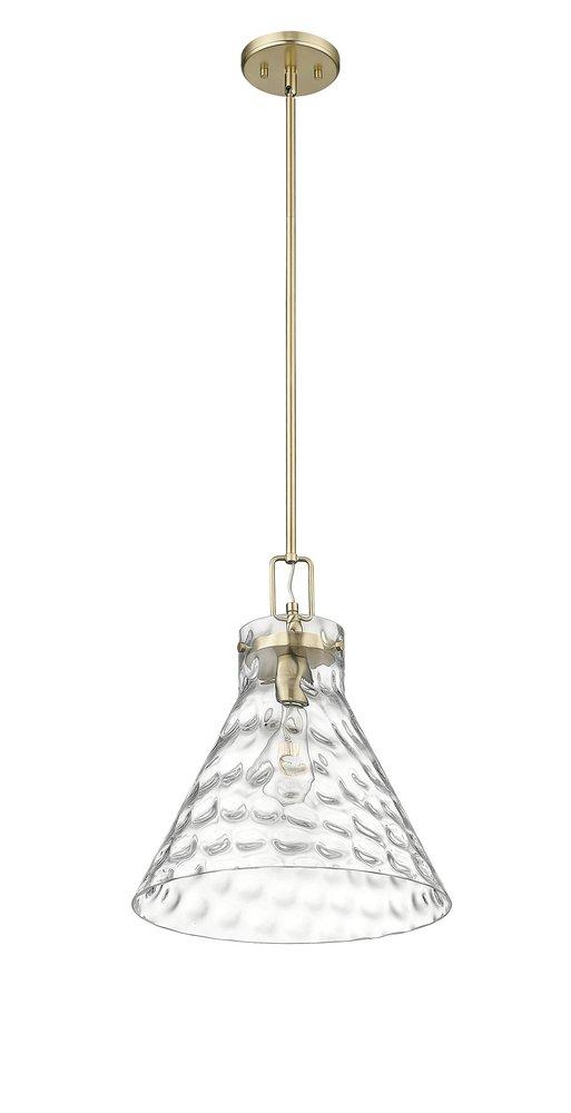 1-Light Pendant Light in Modern Gold 