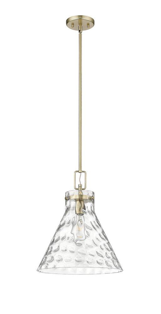 1-Light Pendant Light in Modern Gold 