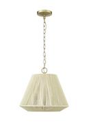 3-Light Pendant Light in Modern Gold