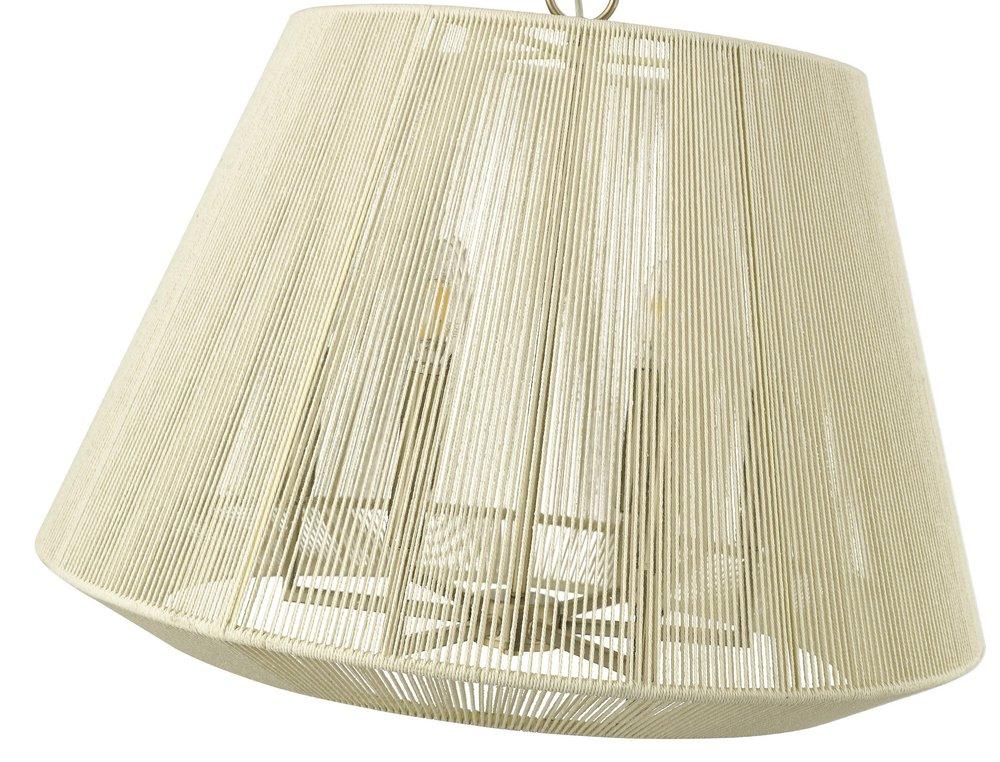 6-Light Pendant Light in Modern Gold 