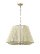 6-Light Pendant Light in Modern Gold 