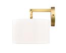 1-Light Wall Sconce in Vintage Brass 