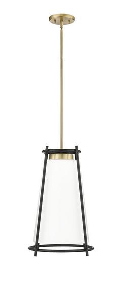 1-Light Pendant Light in Vintage Brass