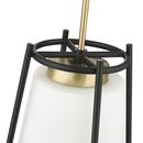 1-Light Pendant Light in Vintage Brass 