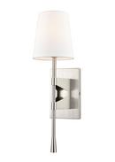 1-Light Wall Sconce in Brushed Nickel 