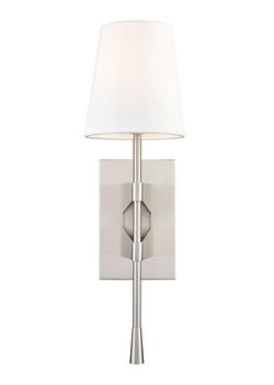1-Light Wall Sconce in Brushed Nickel