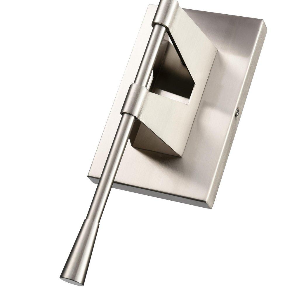 1-Light Wall Sconce in Brushed Nickel 