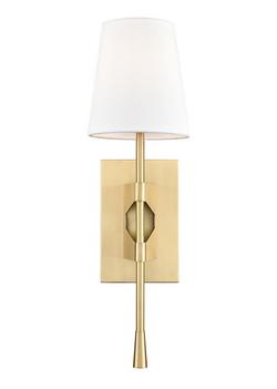 1-Light Wall Sconce in Vintage Brass