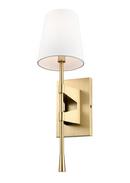 1-Light Wall Sconce in Vintage Brass 