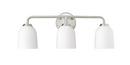 3-Light Vanity Fixture in Brushed Nickel