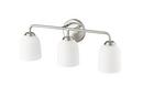 3-Light Vanity Fixture in Brushed Nickel 