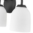 3-Light Vanity Fixture in Matte Black 