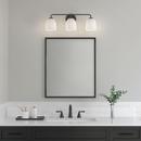 3-Light Vanity Fixture in Matte Black 