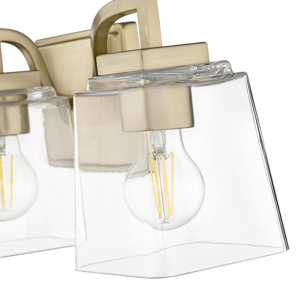 3-Light Vanity Fixture in Modern Gold 