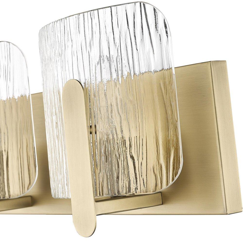 3-Light Vanity Fixture in Vintage Brass 