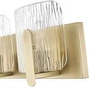 3-Light Vanity Fixture in Vintage Brass 